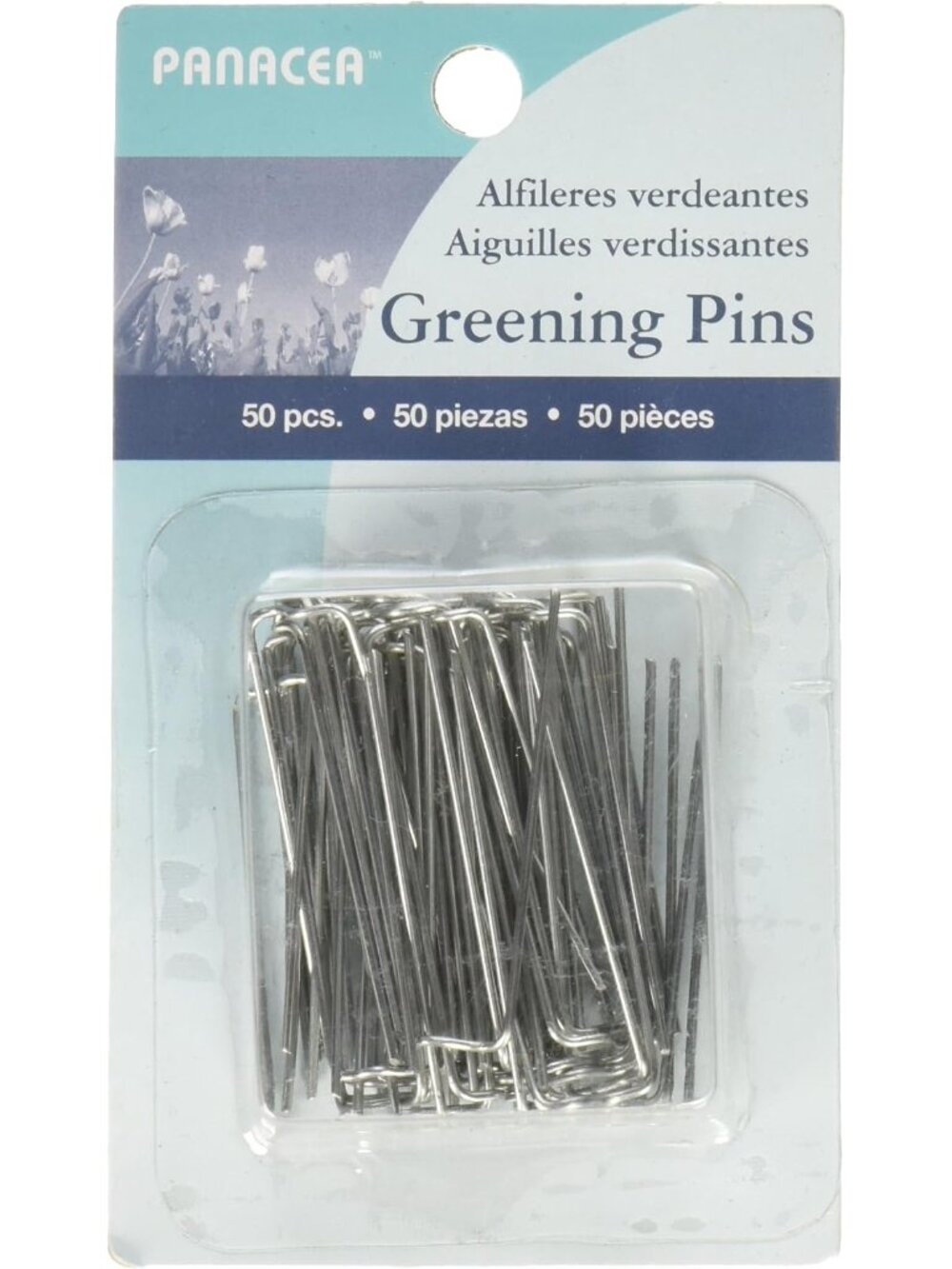 Sharp Greening Pins 1.75" 50/Pkg, 1 Pack, Silver